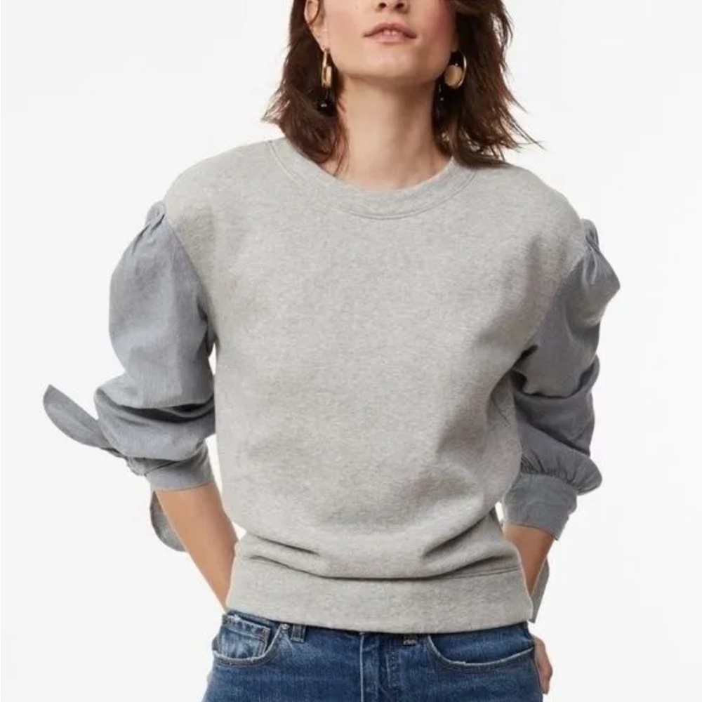 Rebecca Taylor La Vie gray sweatshirt xsmall